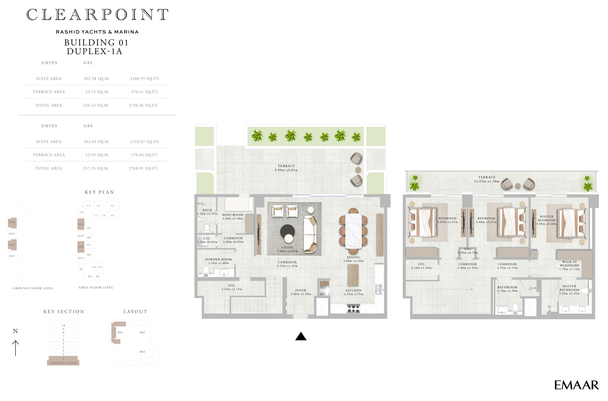 3 Bedroom Duplexes